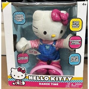 Hello Kitty Dance Time Dancing 12" Plush Doll Dances To Any Song-